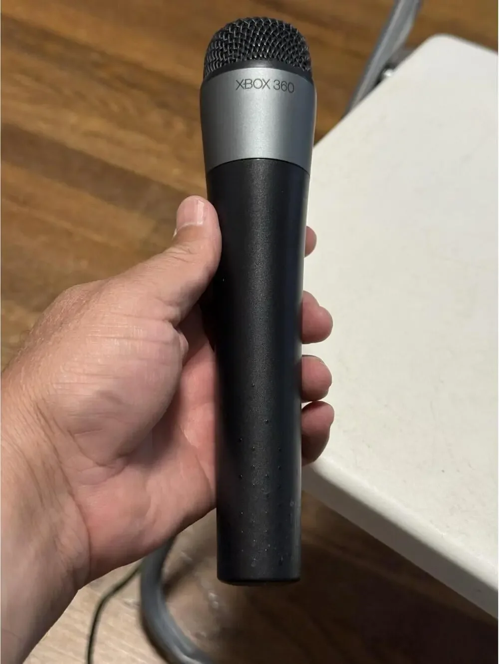 Microsoft Wireless Microphone For Xbox 360 Black Tested!! Model 1380